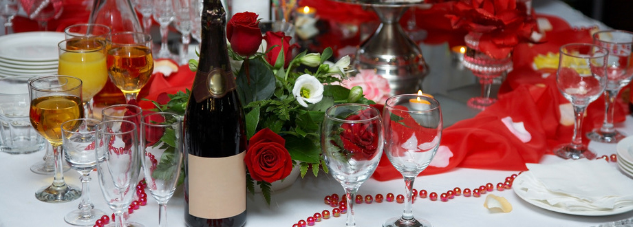 image of table set out for a party
